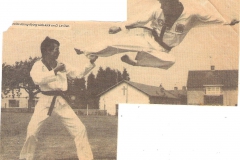 GM Davies flying side kick early 1980's