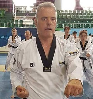 Grandmaster Chris Davies training in Korea